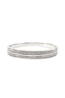 Silver Finish Zircon Bracelet