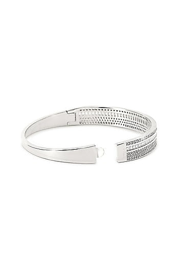 Silver Finish Zircon Bracelet