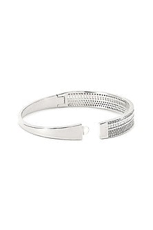 Silver Finish Zircon Bracelet