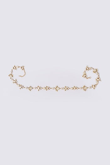 Gold Plated Jadau Kundan Polki Waistbelt