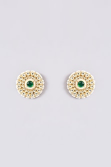 Gold Plated Jadau Kundan Polki Choker Necklace Set