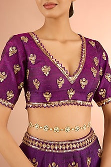 Gold Plated Jadau Kundan Polki & Natural Gemstone Waistbelt