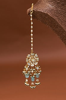 Gold Plated Mother Of Pearls Necklace Set