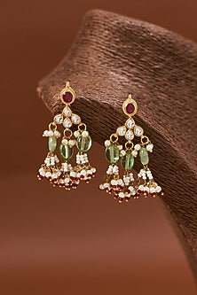 Gold Plated Kundan Choker Necklace Set