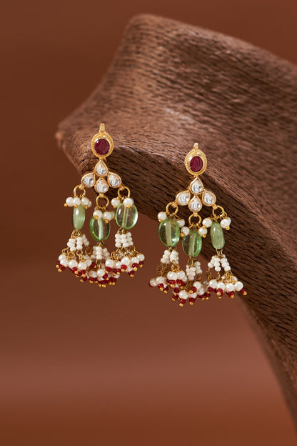 Gold Plated Kundan Choker Necklace Set