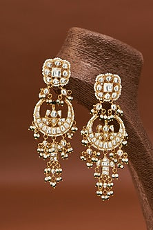 Gold Plated Choker Necklace With Kundan