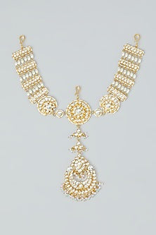 Gold Plated Kundan Mathapatti