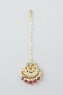 Gold Plated Semi-Precious Stones Choker Necklace Set