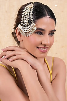 Gold Plated Jadau Kundan Polki Passa