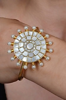 Gold Plated Mother Of Pearl Bracelet