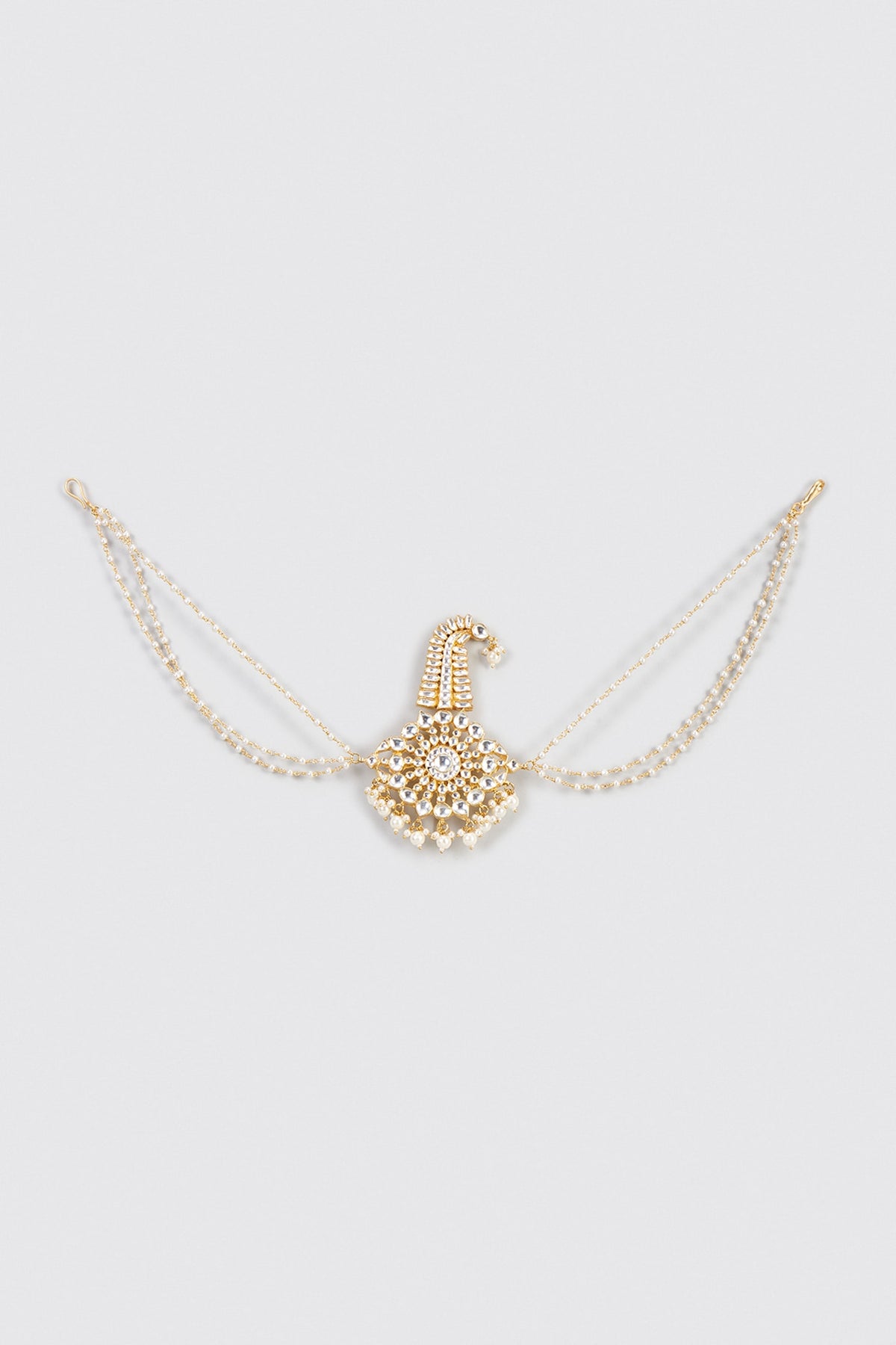 Gold Plated Kundan & Semi Precious Stone Kilagi