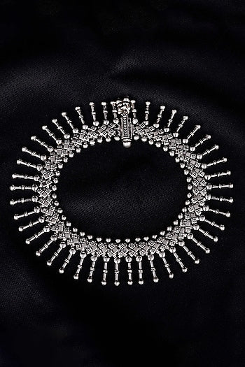 Silver Finish Handcrafted Anklets In Sterling Silver