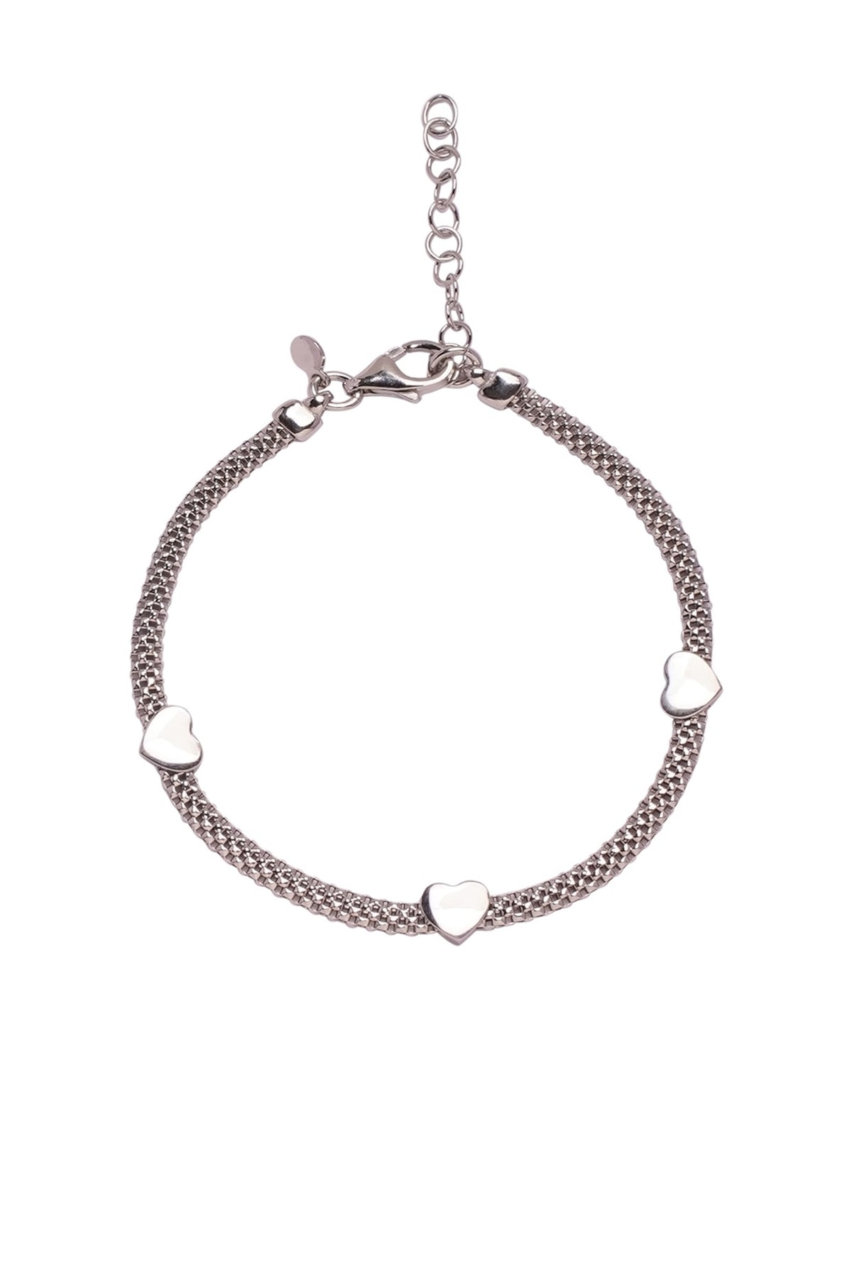 Black Rhodium Finish Bracelet In Sterling Silver