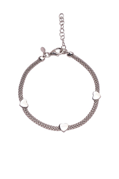 Black Rhodium Finish Bracelet In Sterling Silver