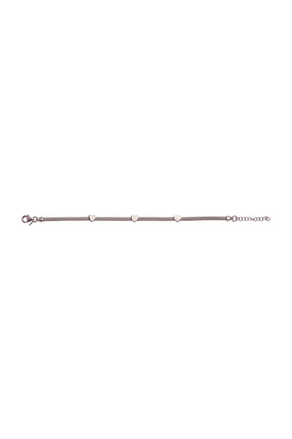Black Rhodium Finish Bracelet In Sterling Silver