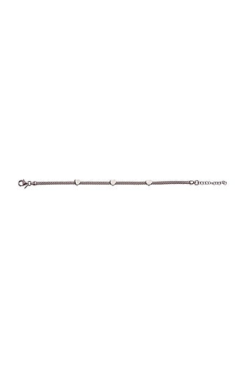 Black Rhodium Finish Bracelet In Sterling Silver
