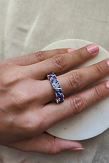 14kt Yellow Gold Natural Tanzanite Ring