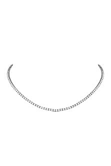 14kt Yellow Gold Diamond Tennis Necklace