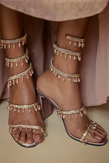 Pink Synthetic Spring Heels
