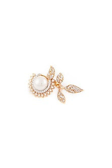 Rose Gold Finish Swarovski Pearl Rings