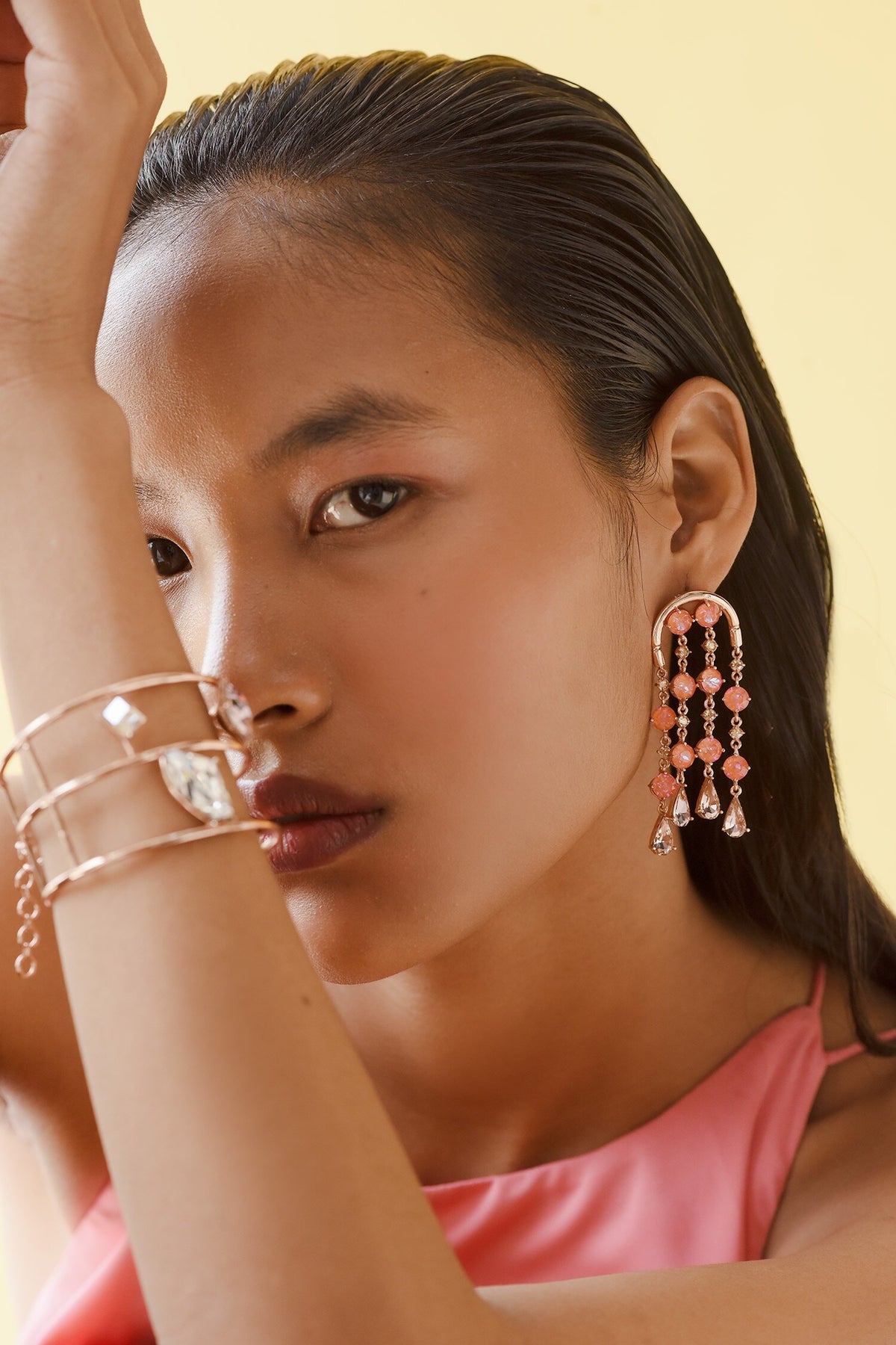 Swarovski Embellished Layered Bracelet 