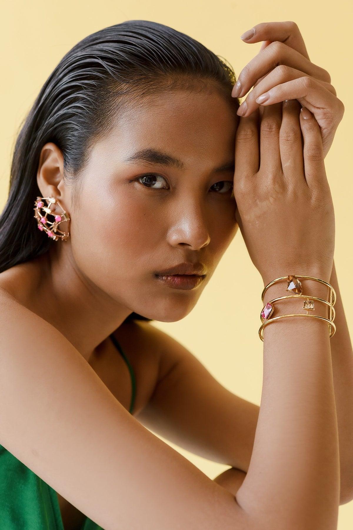 Layered Embellished Bracelet 