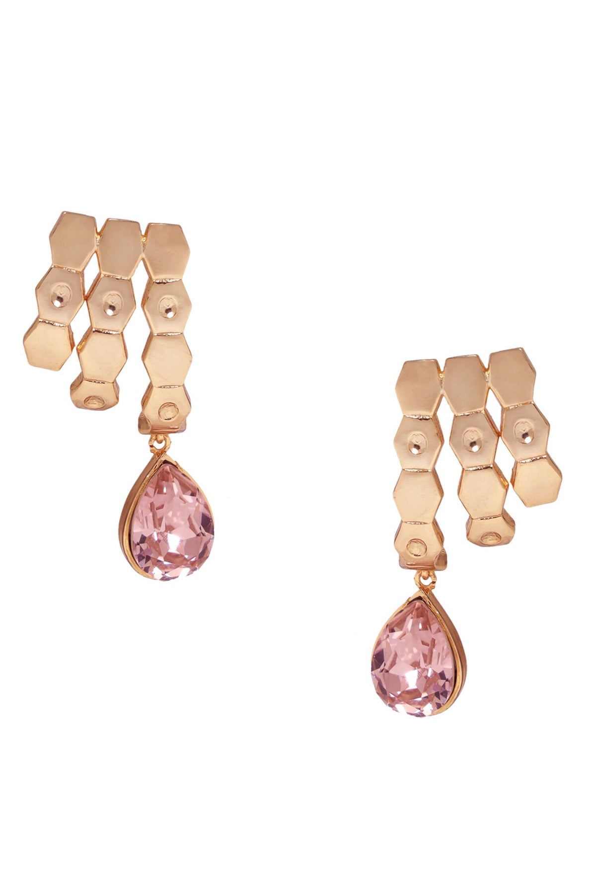 Textured Drop Earrings 