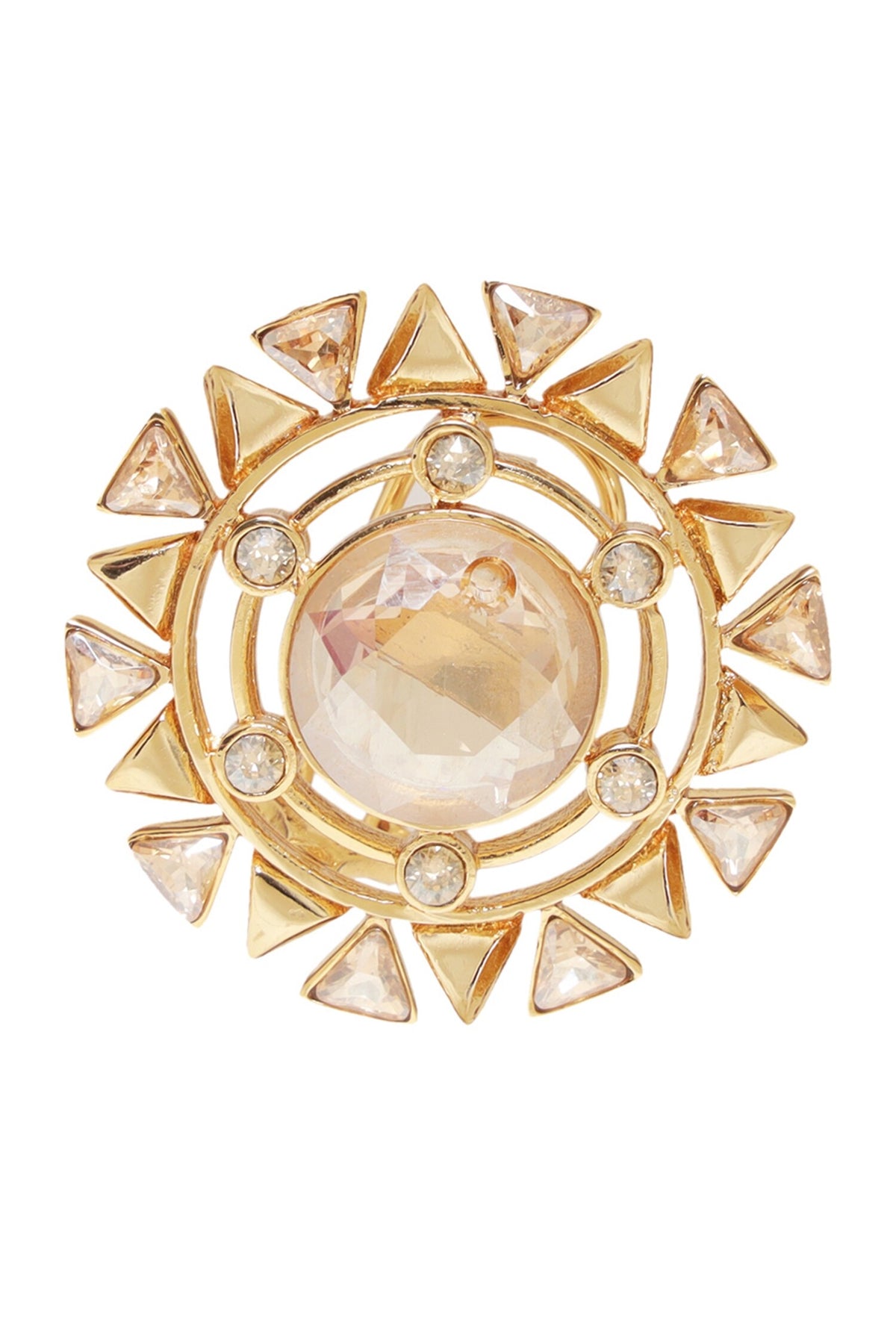 Geometric Cutwork Ear Studs 