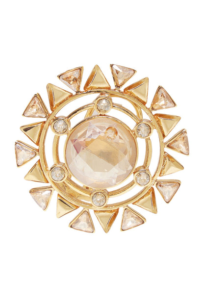 Geometric Cutwork Ear Studs 