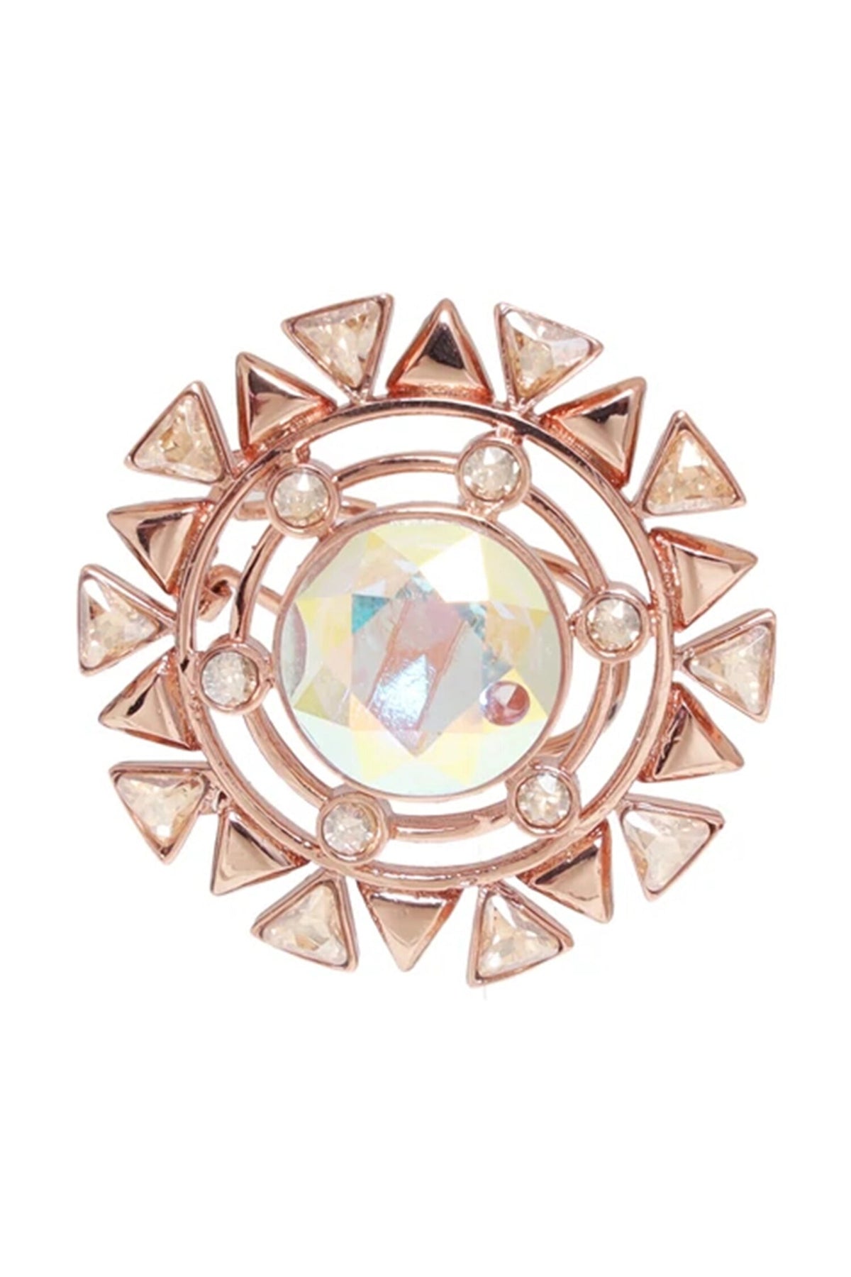 Geometric Cutwork Stud Earrings 