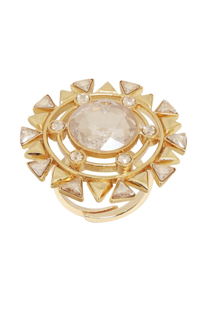 Geometric Cutwork Ring 