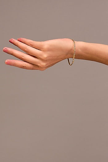 Two-Tone Finish Bracelet In Sterling Silver