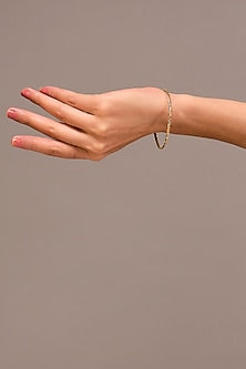 Two-Tone Finish Bracelet In Sterling Silver