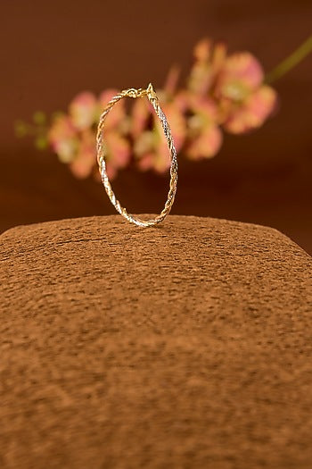 Two-Tone Finish Bracelet In Sterling Silver