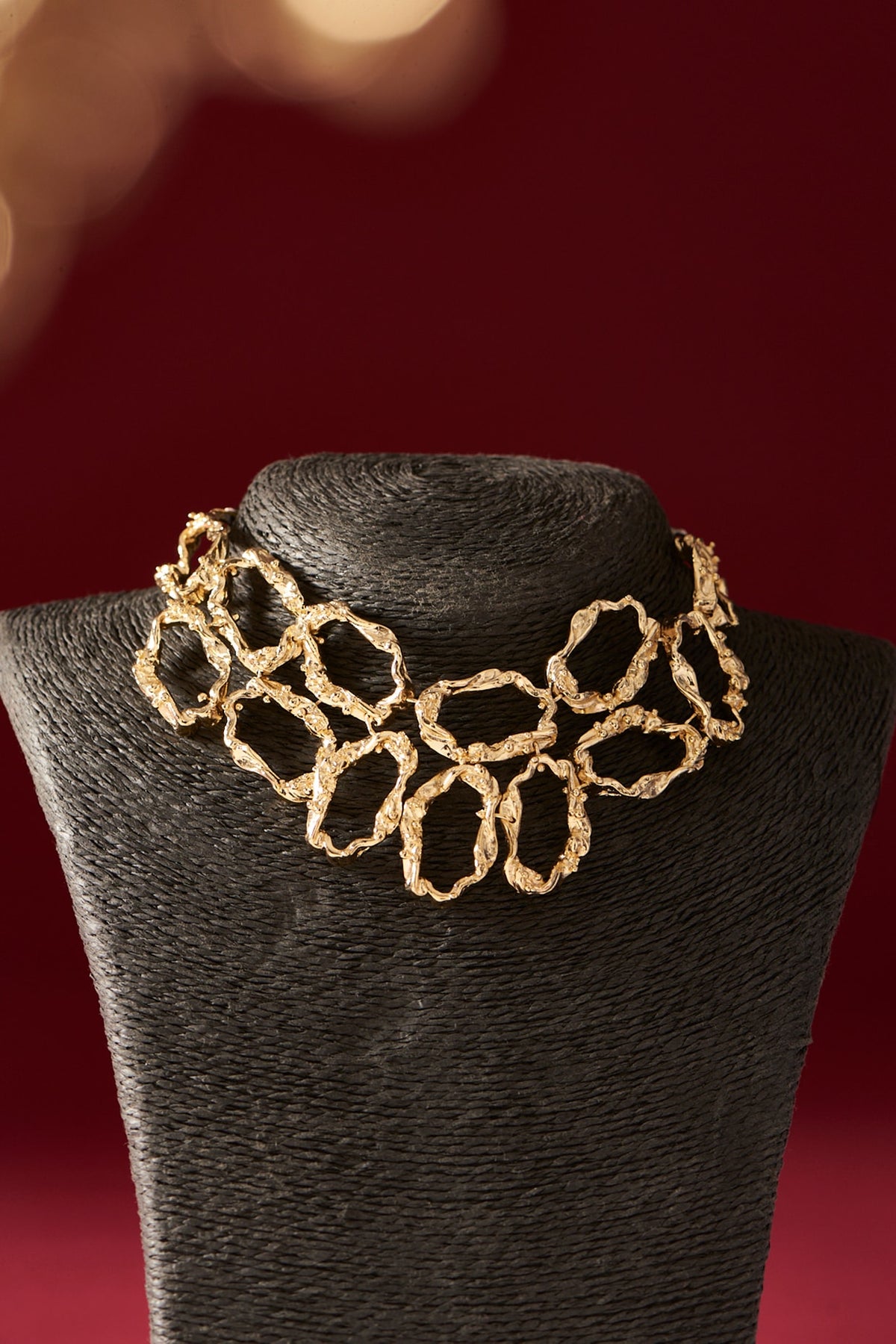 Gold Finish Handcrafted Necklace