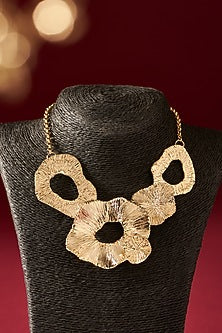 Gold Finish Handcrafted Necklace
