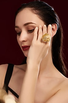 Gold Finish Handcrafted Ring