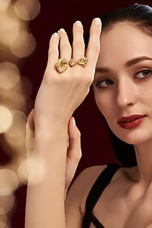 Gold Finish Handcrafted Ring