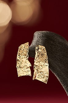 Gold Finish Handcrafted Dangler Earrings