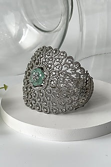 White Finish Zircon Bracelet