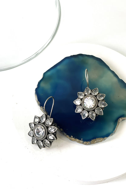 Black Rhodium Finish Oxidised Necklace Set