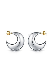 Gold Plated Brass Hoop Earrings