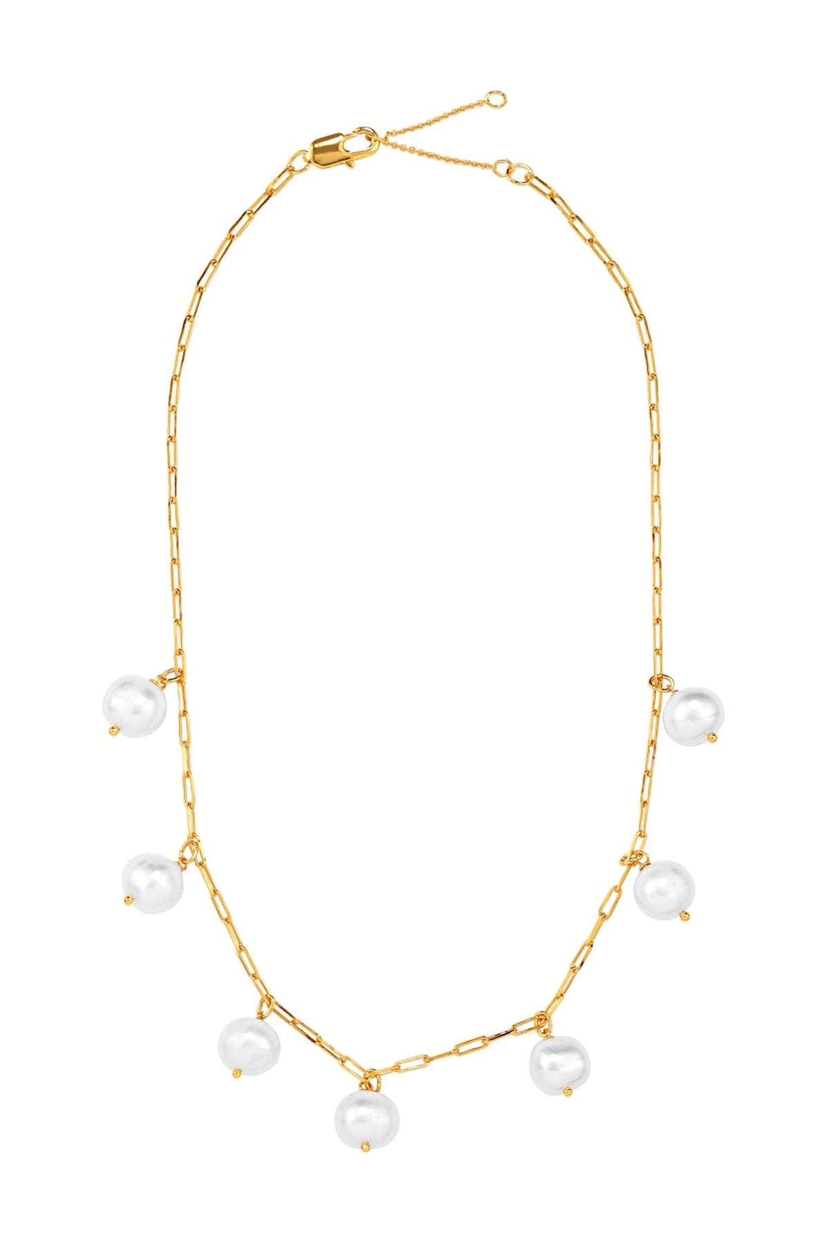 Gold Plated Freshwater Pearl Layered Necklace