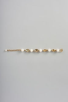 Gold Plated Freshwater Pearl Bracelet