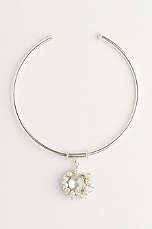 White Finish Pearl Handcuff