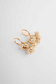 Gold Finish Pearl Ring