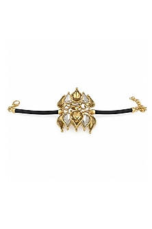 Gold Plated Copper & Brass Statement Bracelet