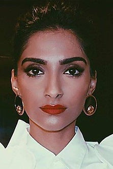 Gold Finish Rose Stud Earrings