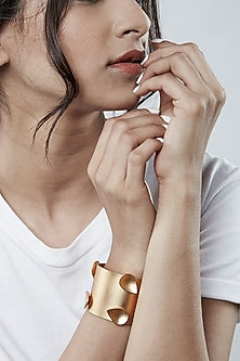 Gold Plated 7 Drop Cuff