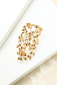 Gold Plated Leaves & Vine Adjustable Haathphool